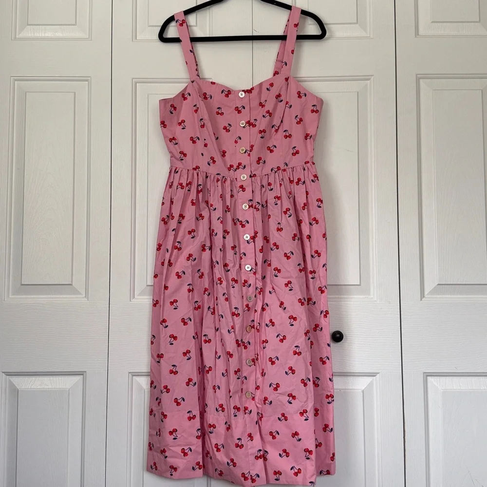 *NEW* Kate Spade‎ Cherry Toss Poplin Dress Size 14